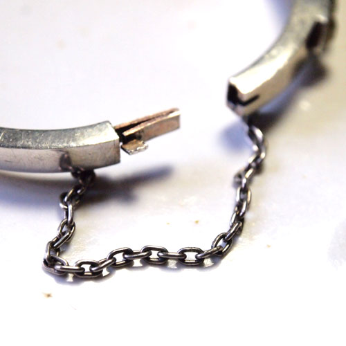 シルバー＆ヴィクトリアンペースト　バングル