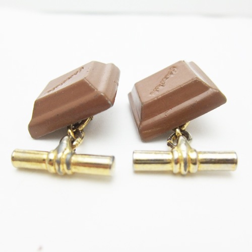 SOLD-ヴィンテージ チョコレート カフス