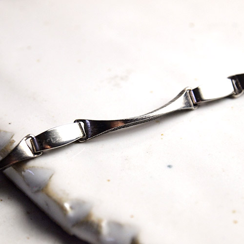 STEN AND LAINE シルバークリスタルネックレス