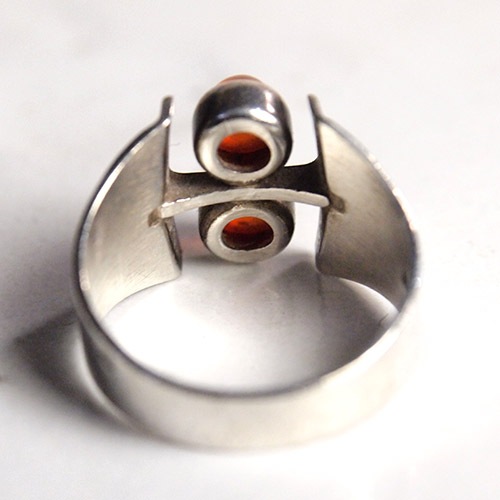 KUPITAANSEPPA Salovaara 　カーネリアン　リング