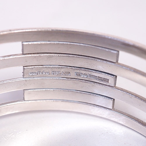 Aarikka アアリッカ シルバーワイドバングル
