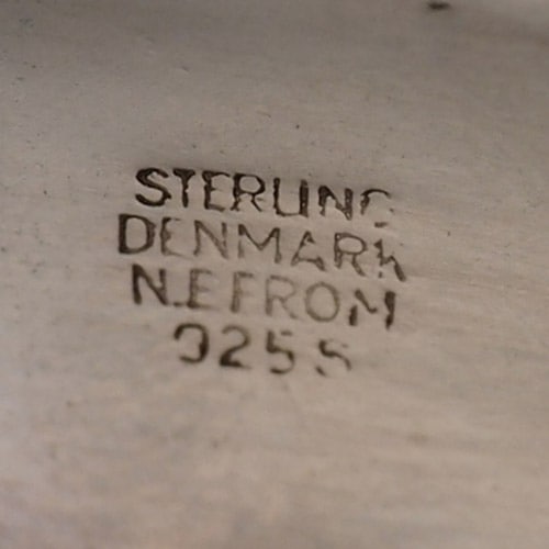 N.E.フロム　ヘマタイト＆シルバー　バングル