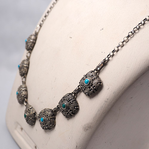 Theodor Fahrner テオドアファーナー ターコイズネックレス