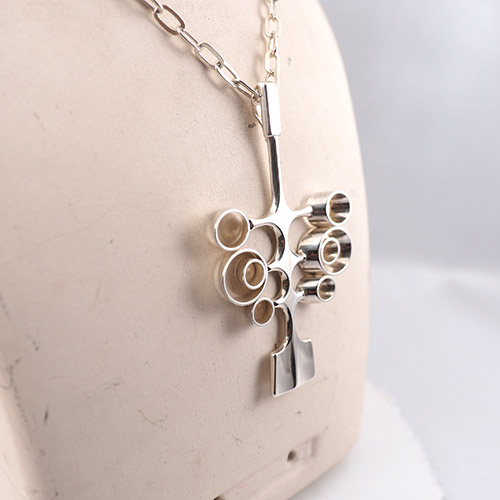 David Andersen デヴィッドアンデルセン　シルバーサークルペンダント＆チェーン