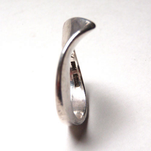 デンマーク＊ハンスハンセン＊アマゾナイト9号シルバーリング＊アンティークリング デンマーク＊ハンスハンセン＊アマゾナイト9号シルバーリング