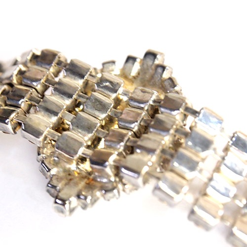 フェイクパール＆クリスタル　カクテルチョーカーネックレス