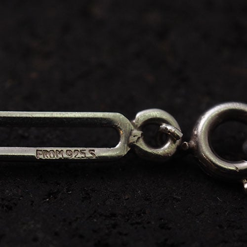 N.E.FROM ニルスエリックフロム シルバーロッククリスタル ネックレス