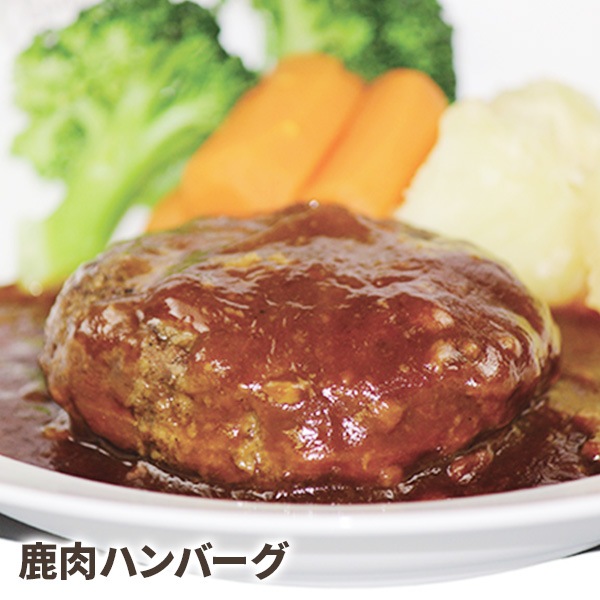雲仙鹿牧場鹿 中村孝明監修 鹿肉ハンバーグ（冷凍）1パック120g クール