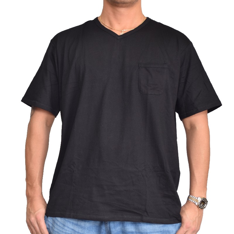 大きいサイズ メンズ BROWN BAG LIQUOR ブラウンバッグリカー 無地 V