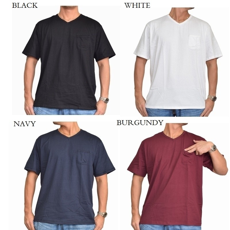 大きいサイズ メンズ BROWN BAG LIQUOR ブラウンバッグリカー 無地 V