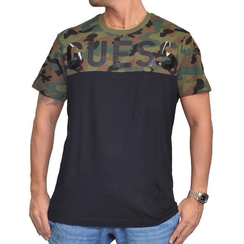 Sale 大きいサイズ メンズ Guess ゲス クルーネック 半袖tシャツ 切り替え 黒 迷彩 ブラック カモフラ Usaモデル Xl Xxl メール便対応 M便 1 1 大きいサイズのメンズ服専門店 Deff Sale 大きいサイズ メンズ Guess ゲス クルーネック 半袖tシャツ 切り替え 黒 迷彩 ブラック カモフラ Usaモデル Xl Xxl メール便対応 M便 1 1 大きいサイズのメンズ服専門店 Deff