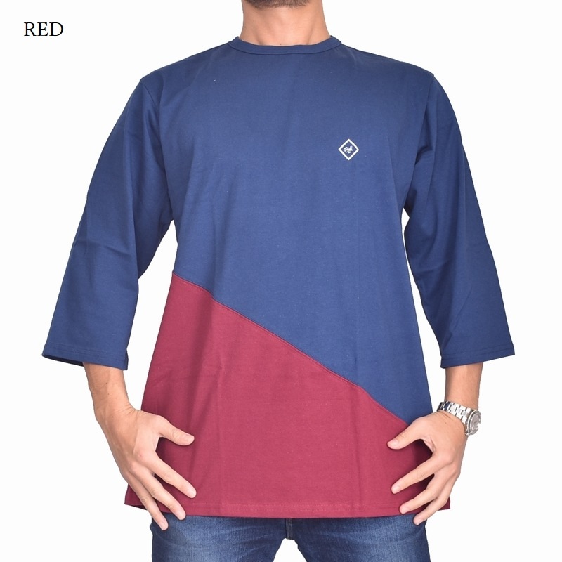 Sale 大きいサイズ メンズ Durkl ダークル 七分丈 Tシャツ Xl メール便対応 M便 1 1 大きいサイズのメンズ服専門店 Deff