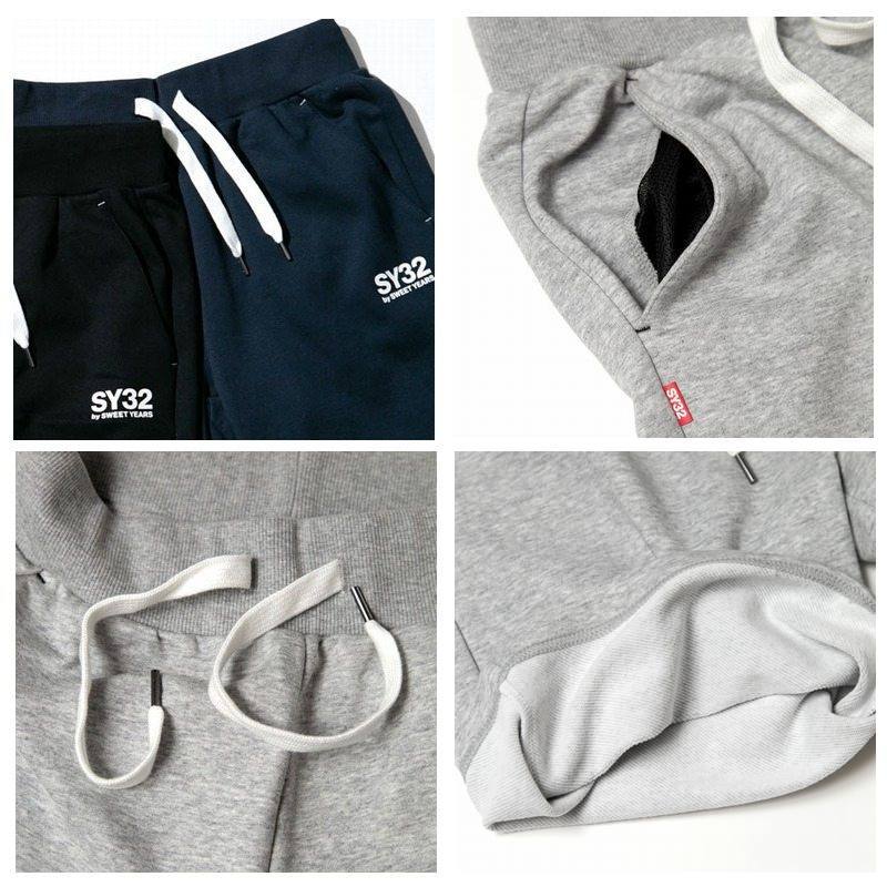 【別注】 大きいサイズ メンズ SY32 by SWEET YEARS スウィートイヤーズ SWEAT SHORT PANTS ハーフパンツ スウェットショーツ XXL XXXL XXXXL-【deff】 大きいサイズ メンズセレクトショップ