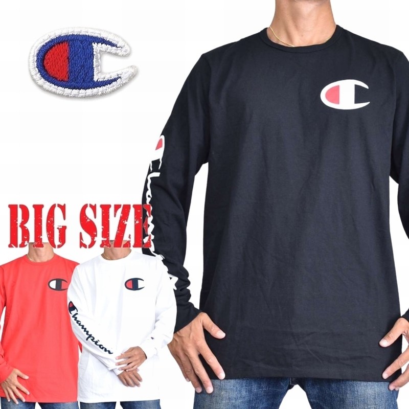 SALE】 大きいサイズメンズ チャンピオン Champion 長袖Tシャツ