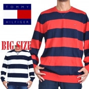 SALE 礭 TOMMY HILFIGER ȥߡҥե 롼ͥå  ˥å åȥ Ĺµ ݥ ܡ XL XXL XXXL