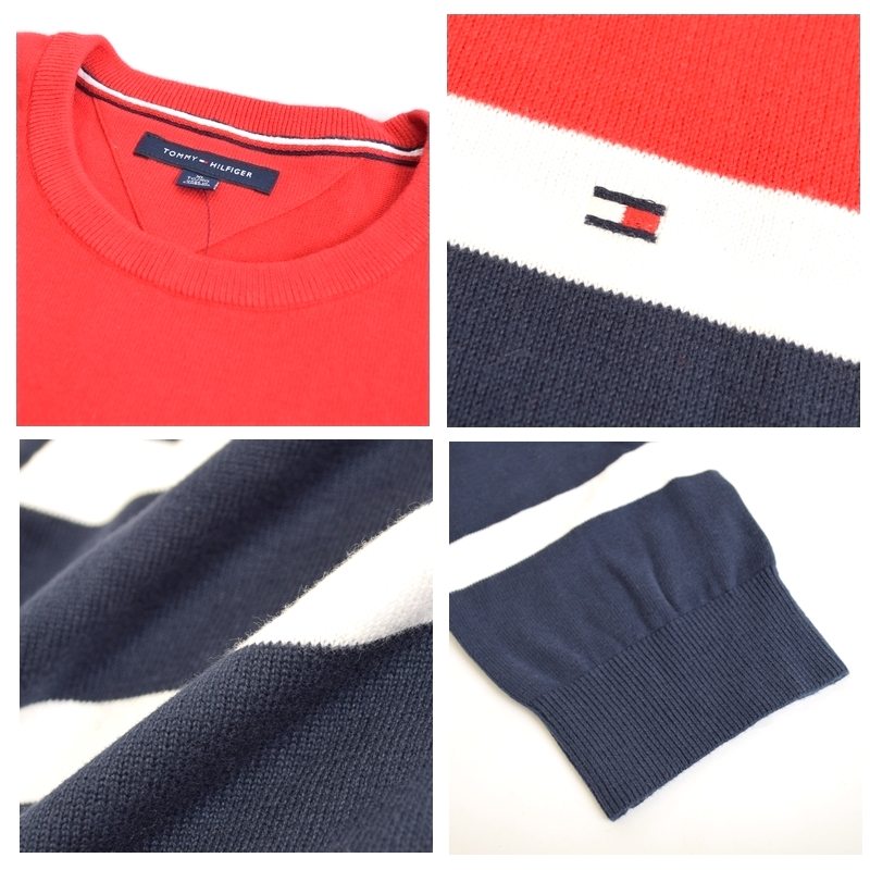 SALE】 大きいサイズメンズ TOMMY HILFIGER トミーヒルフィガー クルー