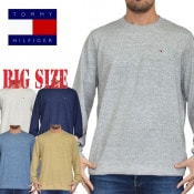 SALE 礭 TOMMY HILFIGER ȥߡҥե 롼ͥå  ˥å åȥ Ĺµ ݥ XL XXL XXXL