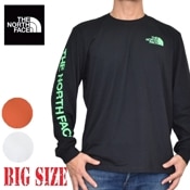 �礭�������� ��� �Ρ����ե����� ����T Ĺµ �ԥ���� µ���� ������ץ��� XL XXL XXXL USA��ǥ� Long Sleeve TNF SLEEVE HIT TEE THE NORTH FACE