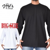 �礭�������� ��� SHAKA WEAR ���㥫������ Ĺµ T����� ̵�� ����� �إӡ��������� 7.5 OZ MAX HEAVYWEIGHT SHORT SLEEVE TEE SHAKA �� �� �֥�å� �ۥ磻�� XL XXL XXXL 2XL 3XL 