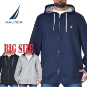 礭  NAUTICA Ρƥ Ρ ѡ å ΢ ե른å ݥȥɽ åȥåб աǥ   ֥å 졼 XL XXL XXXL