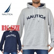 礭  NAUTICA Ρƥ Ρ ѡ å ΢ ץ륪С ɽ åȥåб աǥ   ֥å 졼 XL XXL XXXL