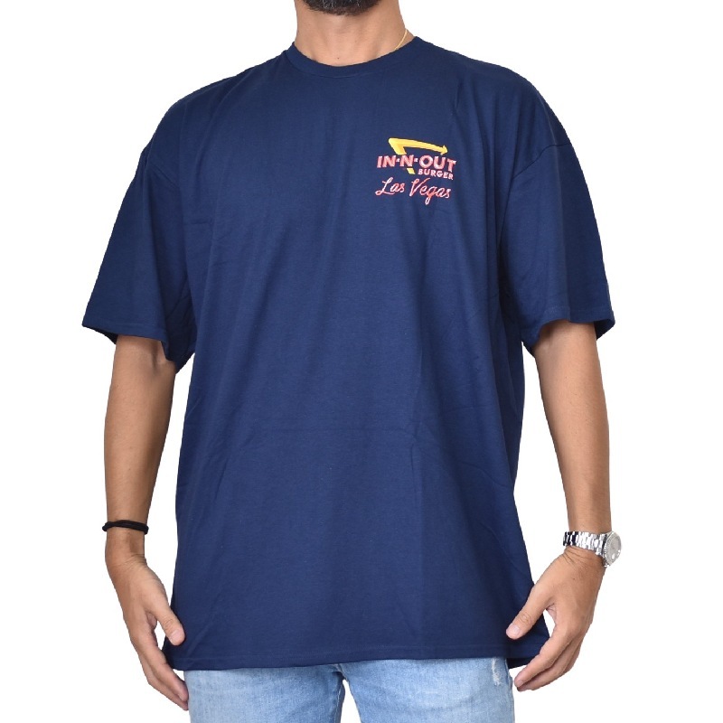大きいサイズ メンズ IN-N-OUT BURGER インアンドアウトバーガー 半袖