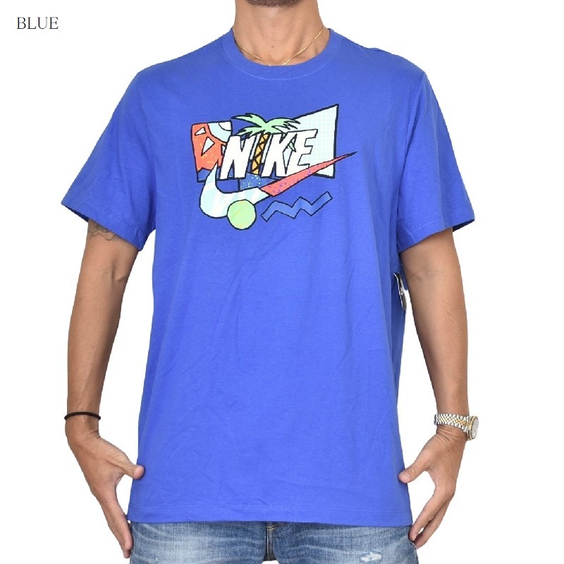 大きいサイズ メンズ ナイキ Nike クルーネック 半袖ｔシャツ 黒 ブラック オレンジ 青 ブルー Xl Xxl Xxxl メール便対応 M便 1 1 大きいサイズのメンズ服専門店 Deff