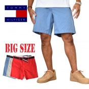 ��SALE�� �礭�������� ��� �ȥߡ��ҥ�ե����� TOMMY HILFIGER �٥���դ� ���Υ��硼�� �ϡ��եѥ�� �ϡ��ѥ� ���硼�ȥѥ�� �ͥ��ӡ� �ۥ磻�� �֥롼 ���졼 �� �� 40 42 44�����