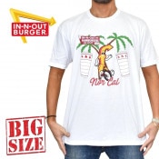 �礭�������� ��� IN-N-OUT BURGER ���󥢥�ɥ����ȥС����� Ⱦµ�ԥ���� ����ե���˥� PICNIC SHIRT �� �ۥ磻�� XL XXL XXXL 