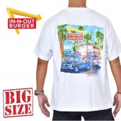�礭�������� ��� IN-N-OUT BURGER ���󥢥�ɥ����ȥС����� Ⱦµ�ԥ���� �� �ۥ磻�� XL XXL XXXL