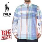 大きいサイズ メンズ ポロ ラルフローレン POLO Ralph Lauren ワン ...