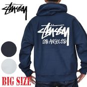 大きいサイズメンズ STUSSY ステューシー パーカー プルオーバー