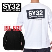 SALE  礭  SY32 by SWEET YEARS ȥ䡼 BACKPRINT POCKET L/S TEE T Ĺµԥ ݥå ɽåڥ Хåץ ܥå XXL XXXL XXXXL 