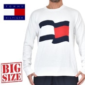 礭 TOMMY HILFIGER ȥߡҥե 롼ͥå  ˥å եå åȥ Ĺµ XL XXL