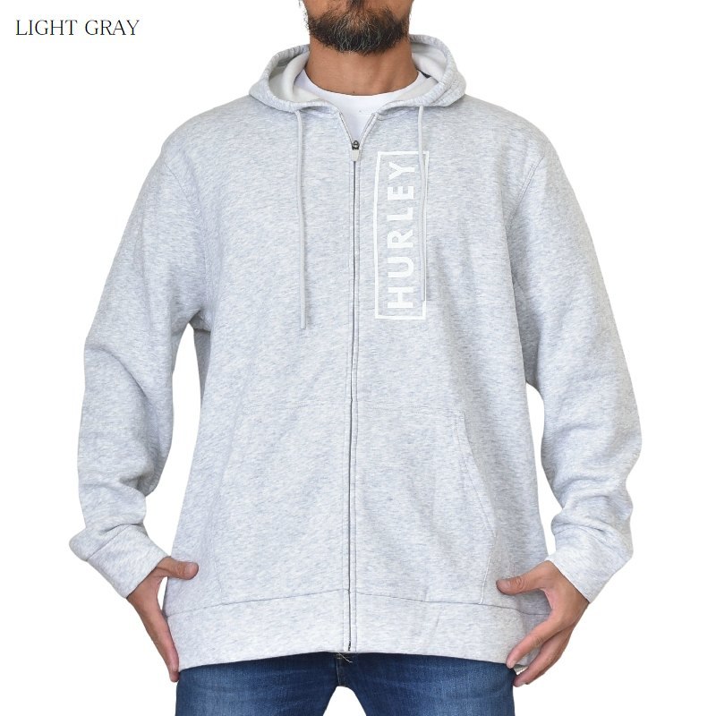 Hurley グレー フルジップ タッパー L メンズ パーカー・フリース｜ Hurley （ハーレー） Japan ｜公式