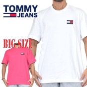 SALE 礭 TOMMY JEANS ȥߡ å Ⱦµԥ 롼ͥå   ۥ磻 ԥ XL XXL