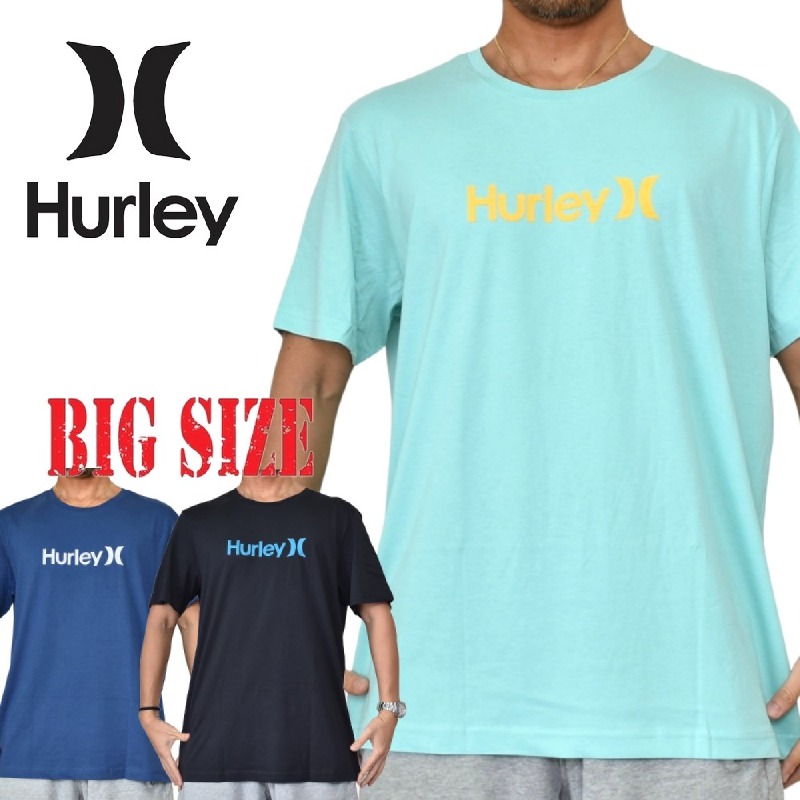 SALE】 大きいサイズ メンズ Hurley ハーレー 半袖 Tシャツ ロゴ