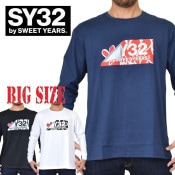 SALE  礭  SY32 by SWEET YEARS ȥ䡼 HEAT DRIP BOX LOGO L/S TEE T Ĺµԥ XXL XXXL XXXXL [M 1/1]