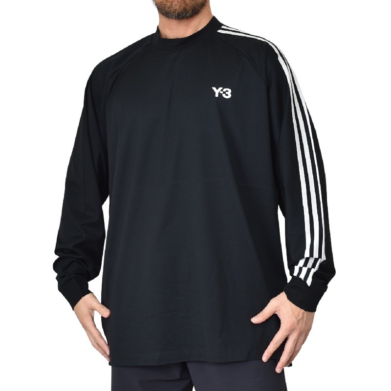 大きいサイズ メンズ Y-3 ワイスリー 長袖Ｔシャツ ロンＴ Yohji