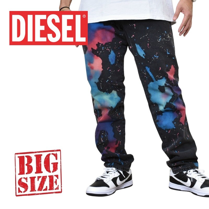 ほぼ未使用□DIESEL【W29】D-KRAS スリム デニム ジーンズ 黒