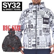  礭  SY32 by SWEET YEARS ȥ䡼 ɥ֥졼   ѥå֥ ȥɥ ޥ ޥƥѡ PRINT WINDBREAKER XXL XXXL XXXXL