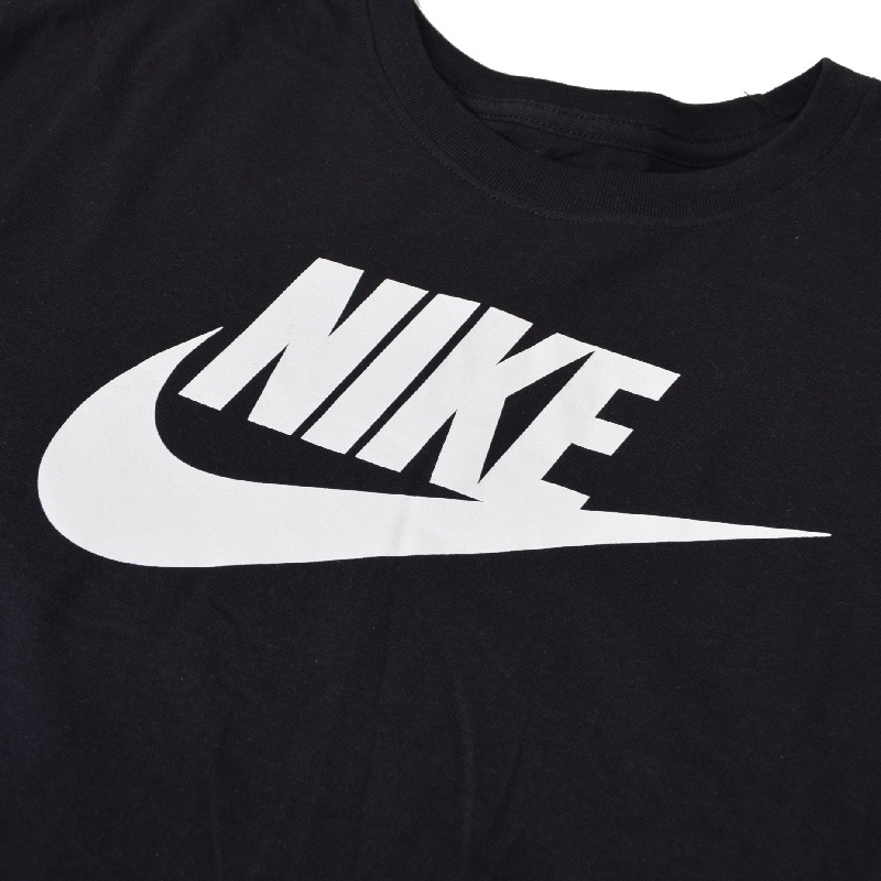大きいサイズ メンズ NIKE ナイキ ロゴプリント 半袖Tシャツ 黒
