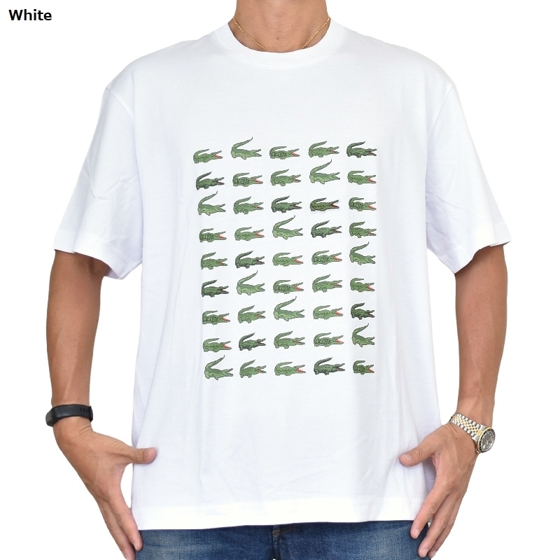大きいサイズ メンズ Lacoste ラコステ クルーネック 半袖Tシャツ