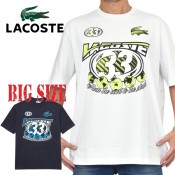 �礭�������� ��� Lacoste �饳���� ���롼�ͥå� Ⱦµ�ԥ���� Loose Fit �롼���ե��å� �����С������� XL XXL XXXL