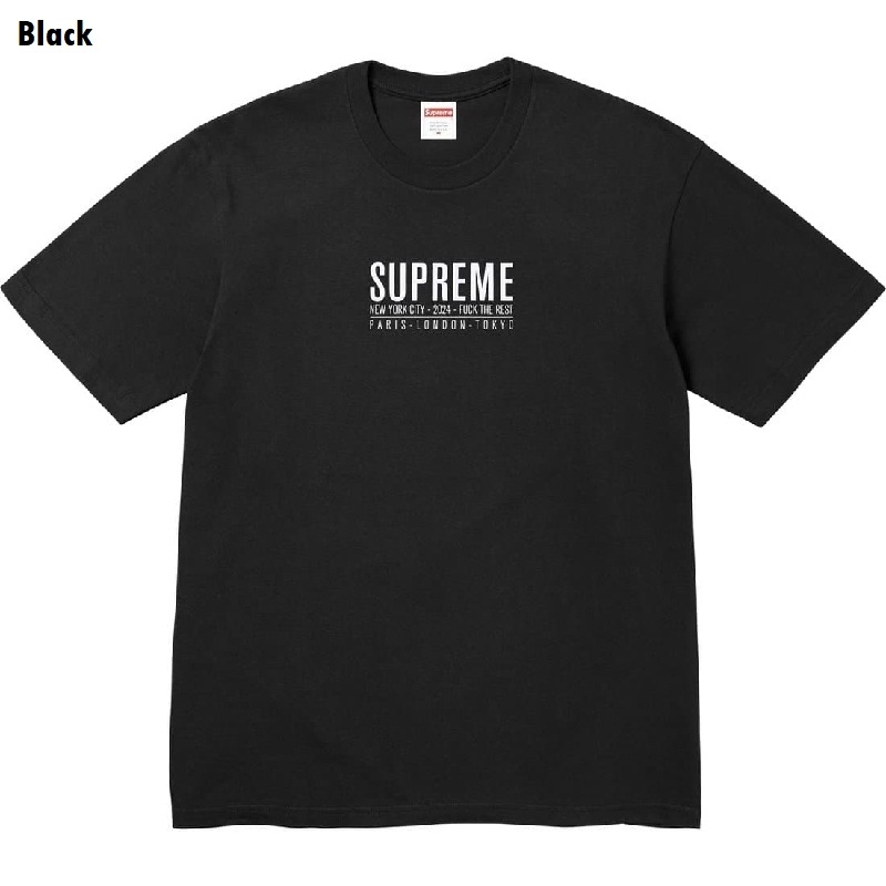 大きいサイズ 曲り メンズ Supreme シュプリーム NYC Tee 半袖Tシャツ  