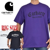 �礭�������� ��� CARHARTT WIP �����ϡ��� S/S SPREE HALFTONE T-SHIRT Ⱦµ ���롼�ͥå� �ԥ���� �� �֥�å� �� �ۥ磻�� �ѡ��ץ� XL XXL