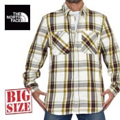 �礭�������� ��� �Ρ����ե����� THE NORTH FACE �����å� Ĺµ ����� �ͥ륷��� �����å��� VALLEY TWILL FLANNEL SHIRT USA��ǥ� XL XXL