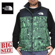 �礭�������� ��� �Ρ����ե����� THE NORTH FACE ������٥��� �̥ץ� �������� PRINTED Nuptse Vest USA��ǥ� M XL XXL