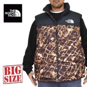 �礭�������� ��� �Ρ����ե����� THE NORTH FACE ������٥��� �̥ץ� �������� PRINTED Nuptse Vest USA��ǥ� XL XXL XXXL