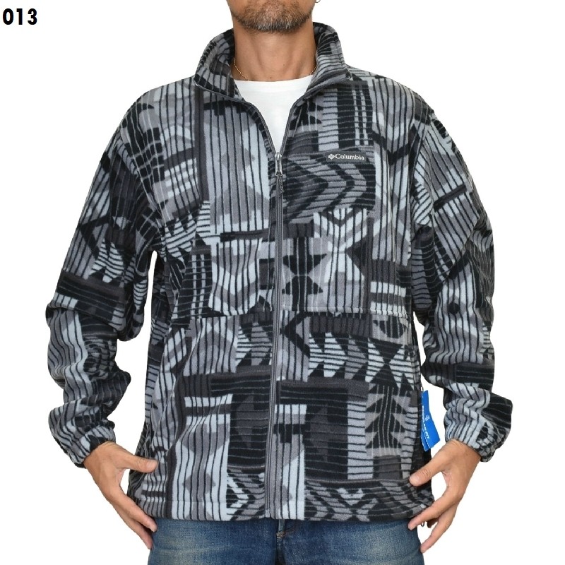 コロンビア　フルジップ　ブルゾン　ジャケット　メンズ　L オムニヒート 古着 コロンビア Columbia ウールジャケット スウィングトップ